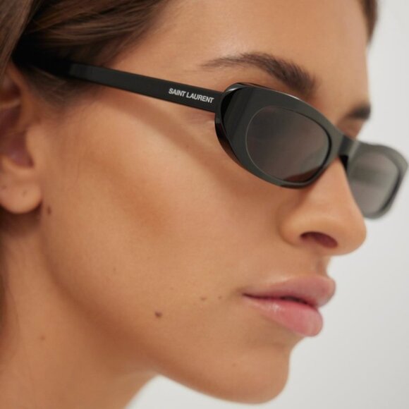 NEW SAINT LAURENT SL557 SHADE 001 BLACK SUNGLASSES SAINT LAURENT SHADE SL 557 - Picture 1 of 6